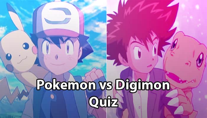 Pokemon vs Digimon Quiz